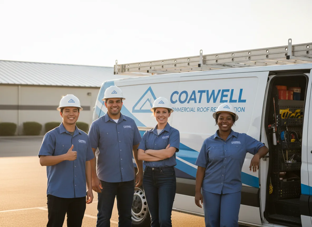 Commercial roof coating company in Rombauer, MO